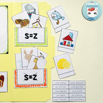Le son Z | la lettre S - French Phonics Lapbook by For French Immersion