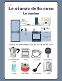 Le stanze della casa Color Worksheets & Answer Keys