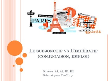 Preview of Le subjonctif vs L'impératif