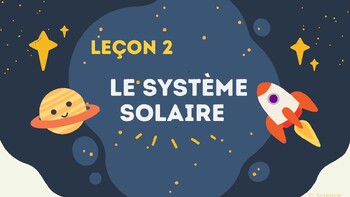 Preview of Le système solaire: BC Curriculum- 6ème année