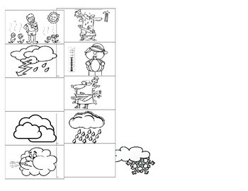 Preview of Le temps et les saisons practice worksheets