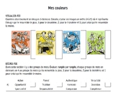 Le test des 4 couleurs de personnalité - Feuille d'élève