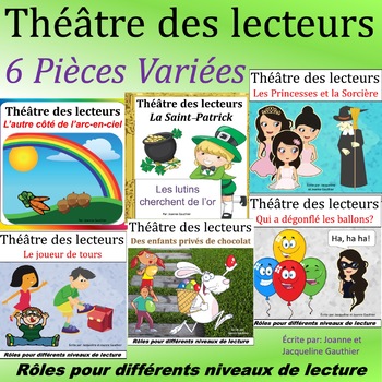 Preview of Le théâtre des lecteurs: pièces variées (French Readers' Theater: Variety Pack)