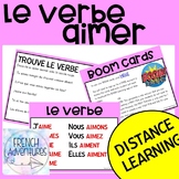 Le verbe aimer for Distance Learning + Boom Cards!