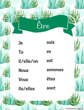 Preview of Le verbe Être