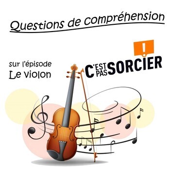 Preview of Le violon - Compréhension