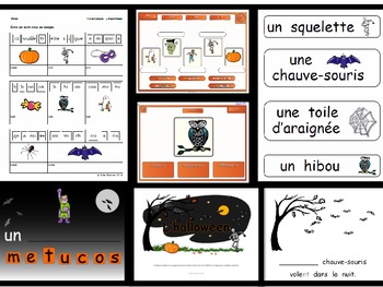 Preview of Le vocabulaire de l'holloween