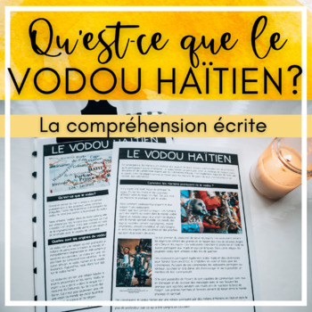 Preview of French Reading Comprehension - Le voudu haïtien