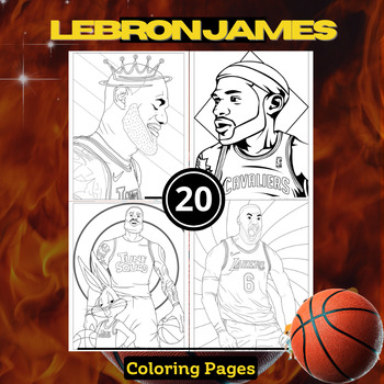 20 LeBron James Coloring Pages (Free PDF Printables)