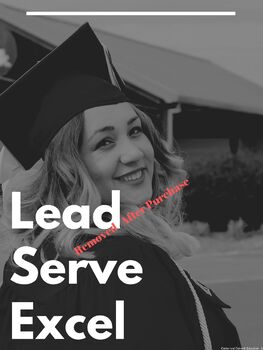 Preview of Lead, Serve, Excel Poster