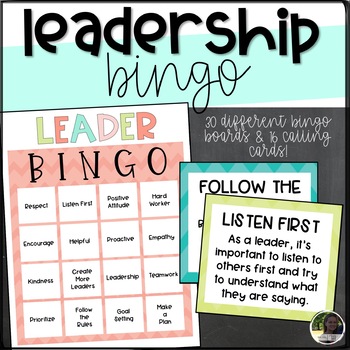 Preview of Leadership Bingo (30 Cards)
