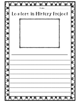 Preview of Leader in History Writing