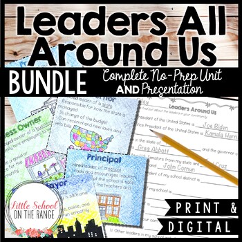 Preview of Leaders in Our Community and Government BUNDLE