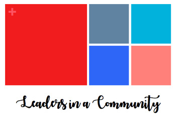 Preview of Leaders in a Community