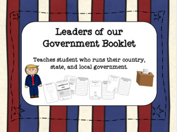 Preview of Leaders of our Government Booklet