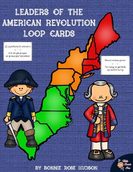 Preview of Leaders of the American Revolution Loop Cards