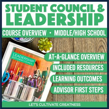 Preview of Leadership Student Council Course Overview and Suggested Calendar