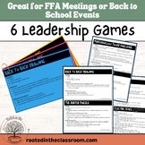 Leadership Activities | Perfect for FFA Events | 6 Easy Te