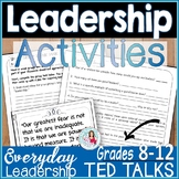 Leadership Activities | TED Talks Lesson | Classroom Management