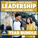 Student Council Leadership Skills Activities Year-Long Bundle