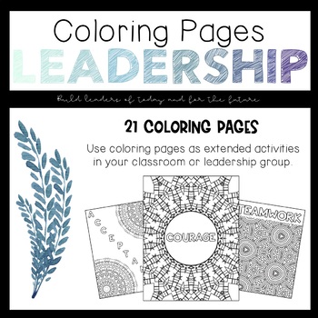 Preview of Leadership: Coloring Pages 
