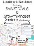 Leadership/Data Notebook with SMART goals! and Mindset Pos
