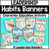 Leadership Habits and Qualities Banners for Character Education
