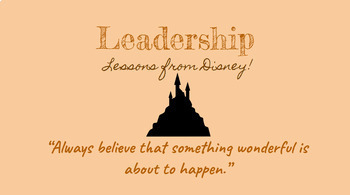 Preview of Leadership Lessons from Disney Characters - An Interactive SEL Lesson
