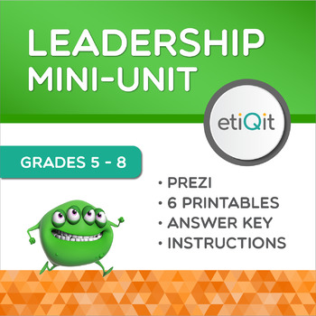Preview of Leadership Middle School Mini-Unit | Prezi & Printable Activities
