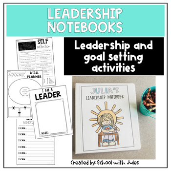 Preview of Leadership Notebook (Editable)