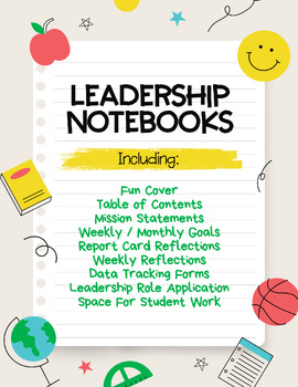 Preview of Leadership Notebooks / Goal Tracking