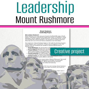 Preview of Leadership Project - Mount Rushmore