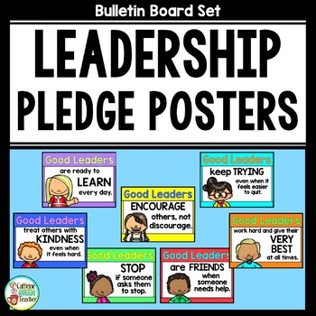 Preview of Leadership Rules Posters for Character Education in the Classroom DOLLAR DEALS