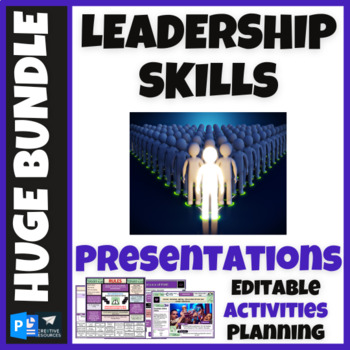 Preview of Leadership Skills & Activities for Teens  | Social Skills High School Bundle