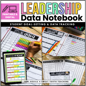 Preview of Leadership & Student Data Notebook- Printable & Digital Version | EDITABLE