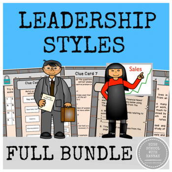 Preview of Leadership Styles - Resource BUNDLE