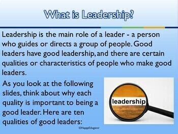 Leadership As A Leader And Good Leadership
