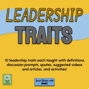Preview of Leadership Traits