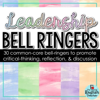 Preview of Leadership and Success Bell Ringers