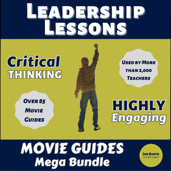 Preview of Leadership Lessons Movie Guides Mega Bundle