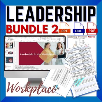 Preview of Leadership in the Workplace Bundle 3 - Powerpoints, Activities, Worksheets