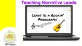 Leads in Narrative Writing