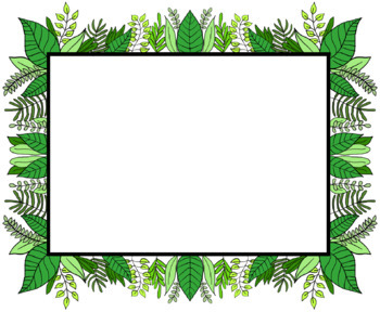 Leaf Border Clip Art by LaFountaine of Knowledge | TpT