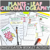 Leaf Chromatography Chlorophyll in Plants Investigation Booklet