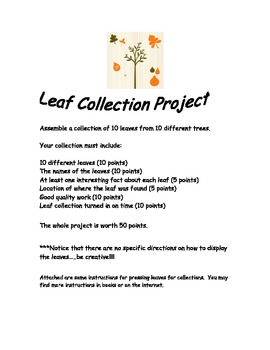 Preview of Leaf Collection Instructions