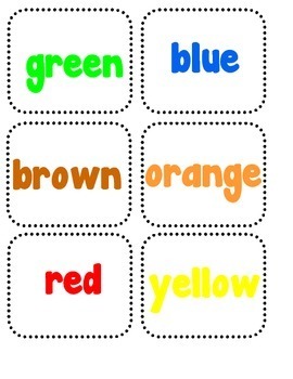Leaf Color Match Up File Folder Game by KinderKuties | TpT