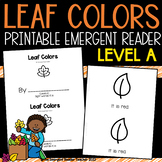 Leaf Colors Fall Guided Reading Book DOLLAR DEAL