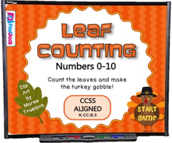Preview of Leaf Counting Smart Board Game - FREE