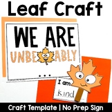 Leaf Craft | Fall Bulletin Board