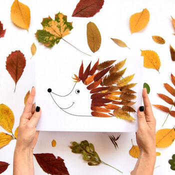 Leaf Creatures - 8 animal templates to decorate with colorful fall leaves